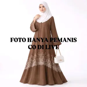 Gamis Wanita Mode M 150 - M 200 Elegan Model Terbaru