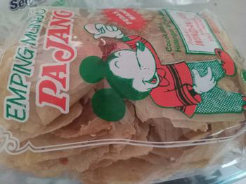 Product Review of Emping Remuk / Emping Patah / Emping Remukan / Emping melinjo Pajang 400 gram Siap Goreng Pedas Camilan snak from s**a l**a 0