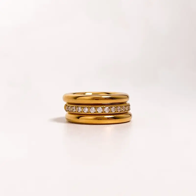 MUNDAY | Sandro Ring Set Stainless Steel