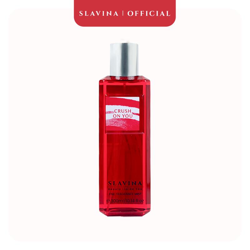 SLAVINA Body Mist Crush On You | Parfum Wanita Tahan Lama Wangi Elegan dan Manis Body Mist Viral ala Nagita Slavina 4