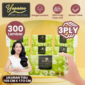 Yasmine tissue 1 PACK 300 helai 3 play Soft Facial Tissue tisu wajah halus lembut tissue facial tissue
