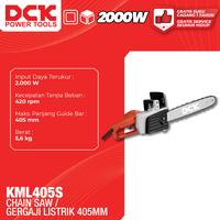 Gambar DCK Chain Saw / Mesin Gergaji Listrik 405mm / Mesin Gergaji Rantai / Gergaji Rante 2000 Watt KML405S dari DCK Power Tools Indonesia Kota Administrasi Jakarta Barat 3 Tokopedia