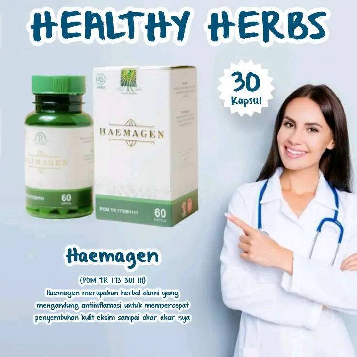 HAEMAGEN Original Solusi Ampuh Atasi Masalah Kulit BPOM 0