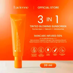 LUCIENNE TINTED GLOWING SUNSCREEN Original BPOM SPF 50pa ++++ 20ml