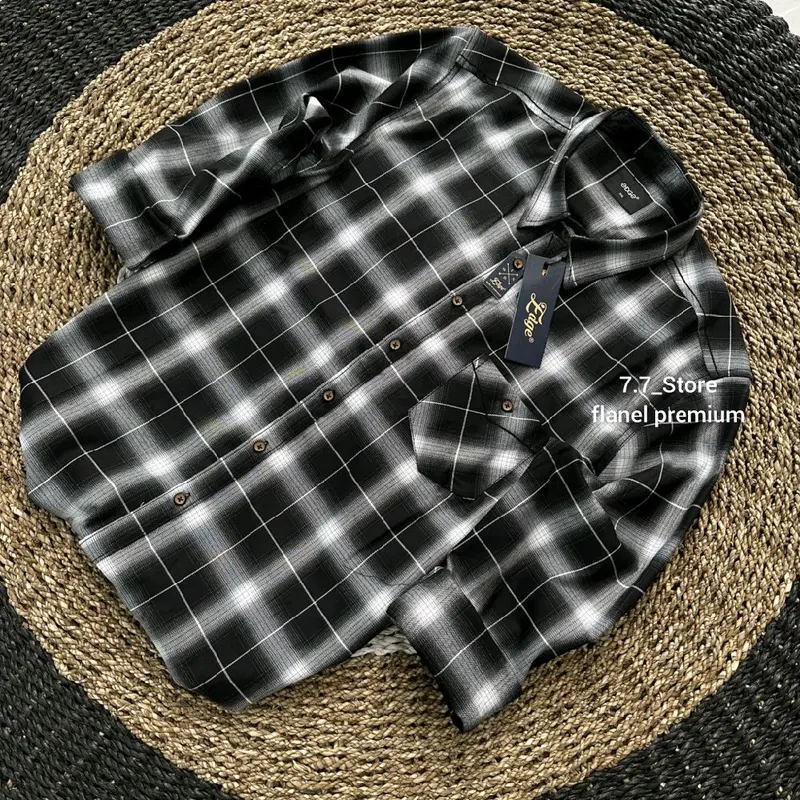 Kemeja jumbo Lengan Panjang/XXL-XXXL-XXXXL/Kemeja Distro Terbaru Motif Best seller Terlaris bisa COD 1