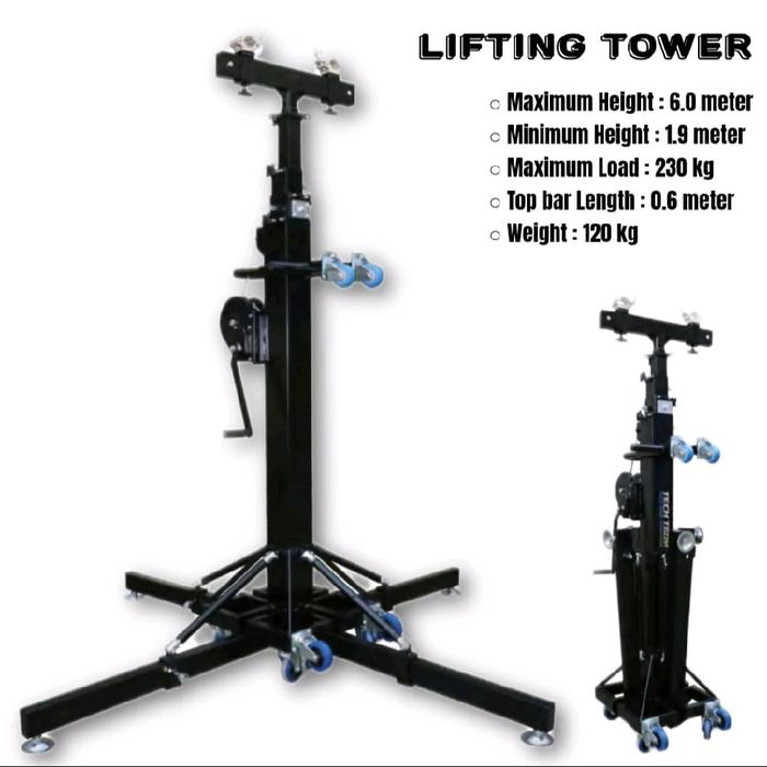 Jual Lifting Tower Line Array / Stand Katrol Speaker Harga 1pcs kl mau ...