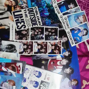 1 set Cortis fankit set kpop fanmade colour outside the line cortis go