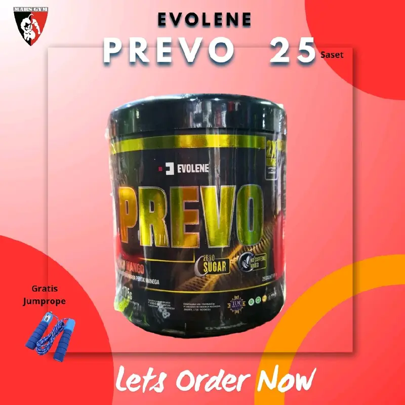 PREVO by Evolene Penambah Stamina Latihan Peach 0