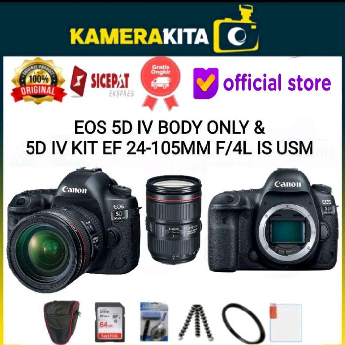 Jual CANON EOS 5D MARK IV BODY ONLY / 5D IV KIT 24-105MM F4L IS USM ...