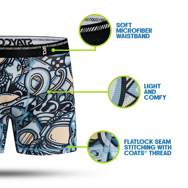 StayCool SuppleCool Skull Dominion Boxer Briefs Celana Dalam 5