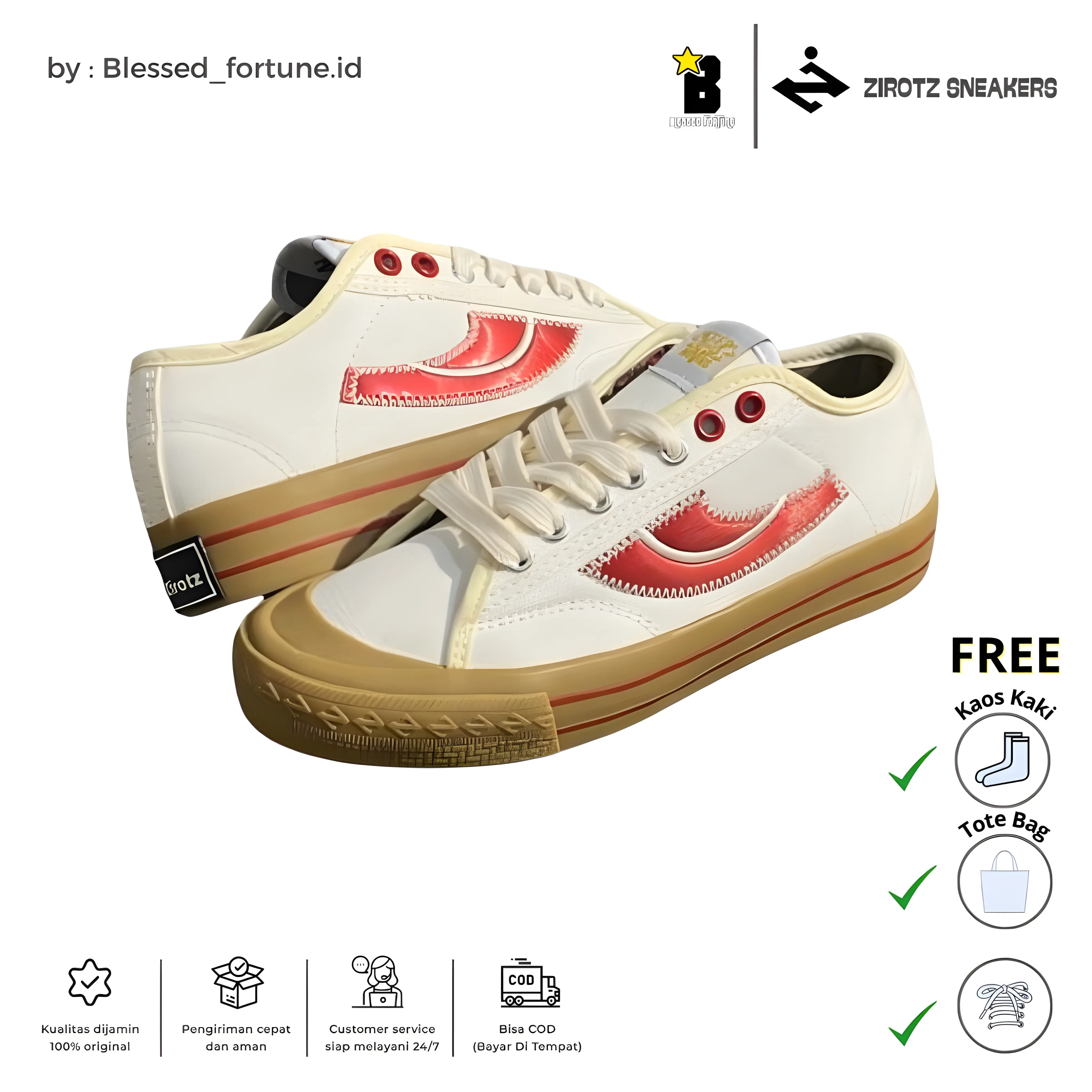 Zirotz - Flexion Maroon Gum | 36-44 | Sepatu Pria Wanita | Sneaker | Vulcanized By Blessed_Fortune.id Snekers Casual Shoes