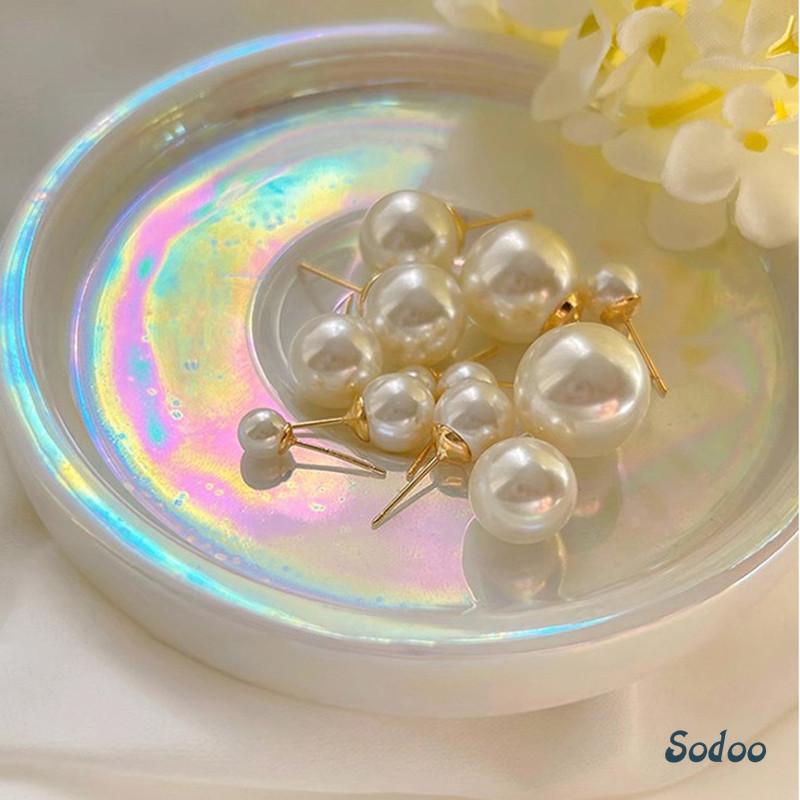 Anting Mutiara Kelas Atas Anting Rasa Desain Ceruk Wanita Anting Trendi Temperamen - SO 3