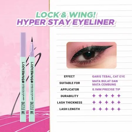 2pcs hyper stay eyeliner