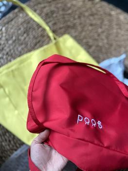 Product Review of Túi Kẹp Nách, Phong Cách Hàn Quốc, Thêu Chữ Đơn Giản, Phong Cách Thường Ngày Chất Liệu Nylon Màu Đỏ, Thời Trang, Thích Hợp Cho Nữ, Phong Cách Preppy, Dung Lượng Lớn, Túi Đeo Vai Đi Lại from T** H** t** c**i ** 2