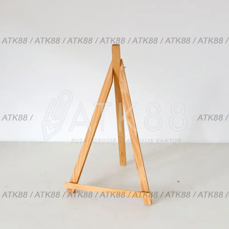 Easel Stand Lukis Canvas 30 cm - Sandaran Kanvas Kayu Display Pigura 1