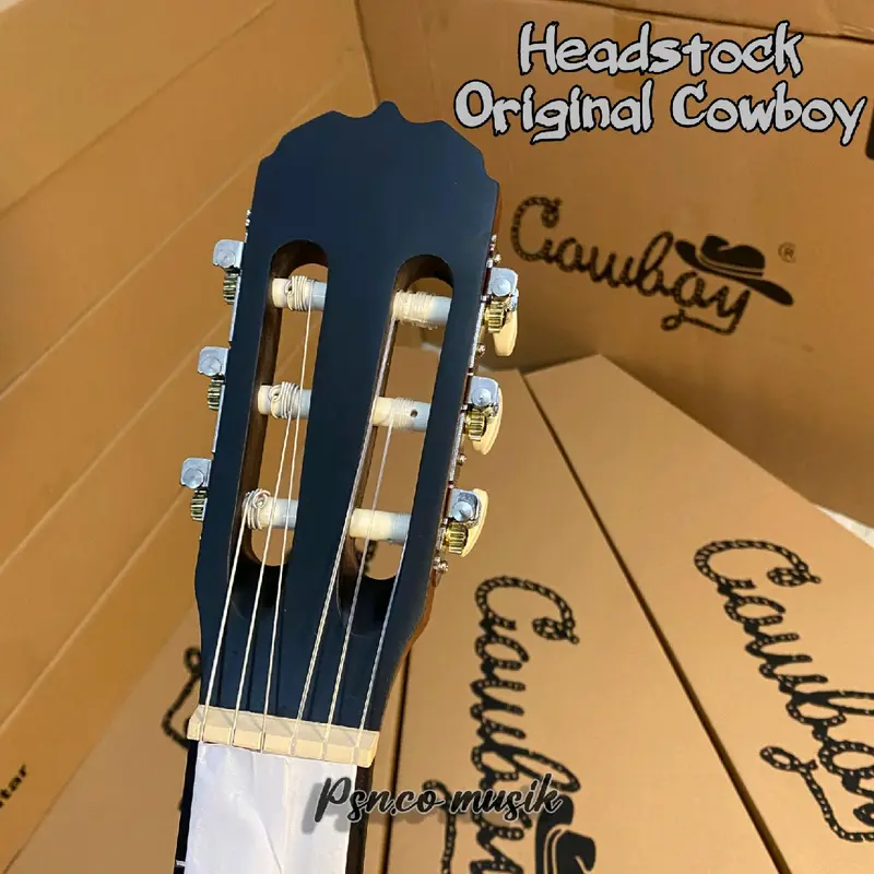 COWBOY ORIGINAL Gitar Akustik Klasik CGC 100 NA NS Free Packing Kayu 2