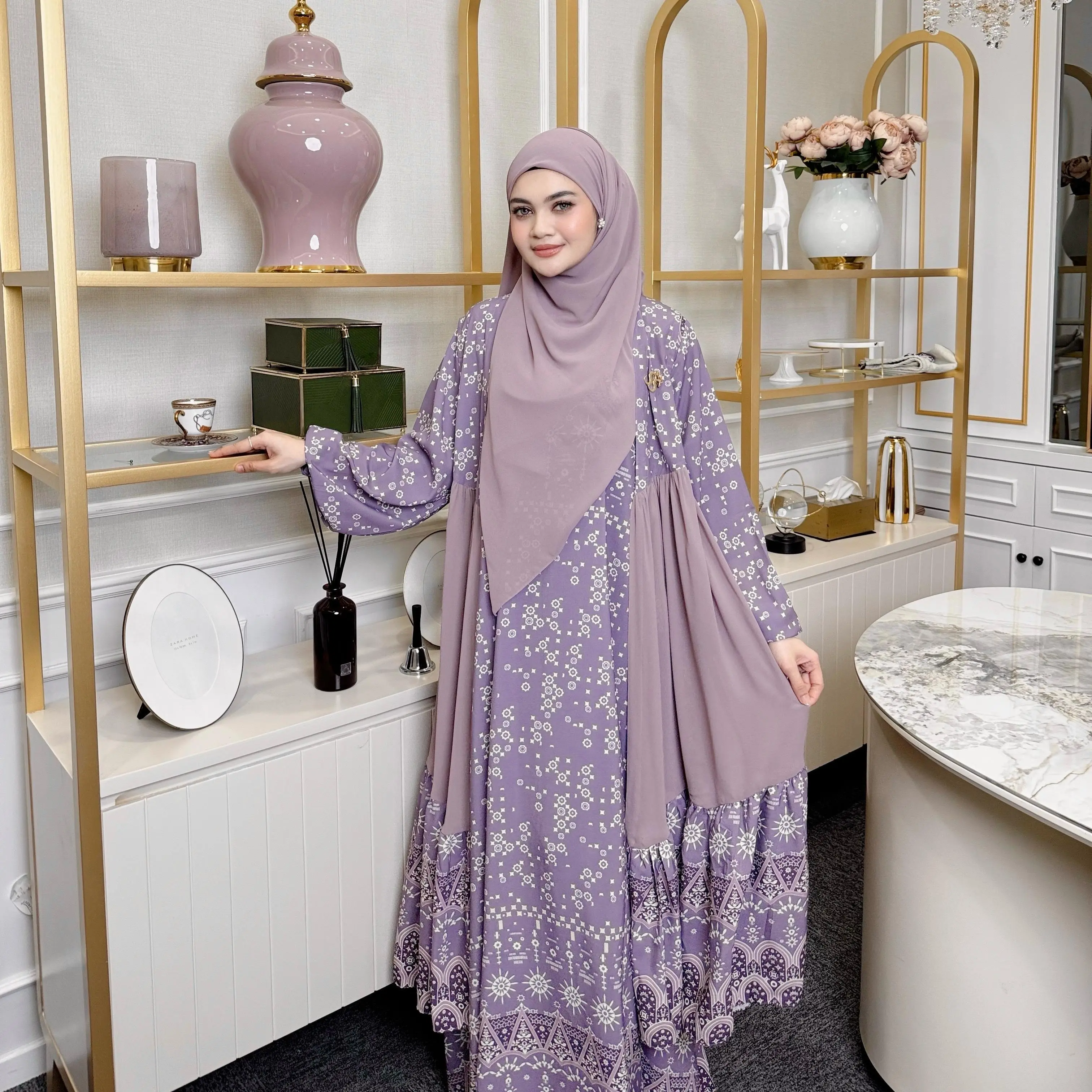 Gamis Set Outer + Segi 4 AFF09-10006