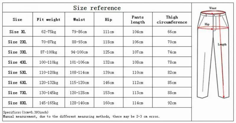 Product Introduction of 60-150KG Men Plus Size Oversized Casual Loose Straight Sports Quick Dry Elastic Pants 7
