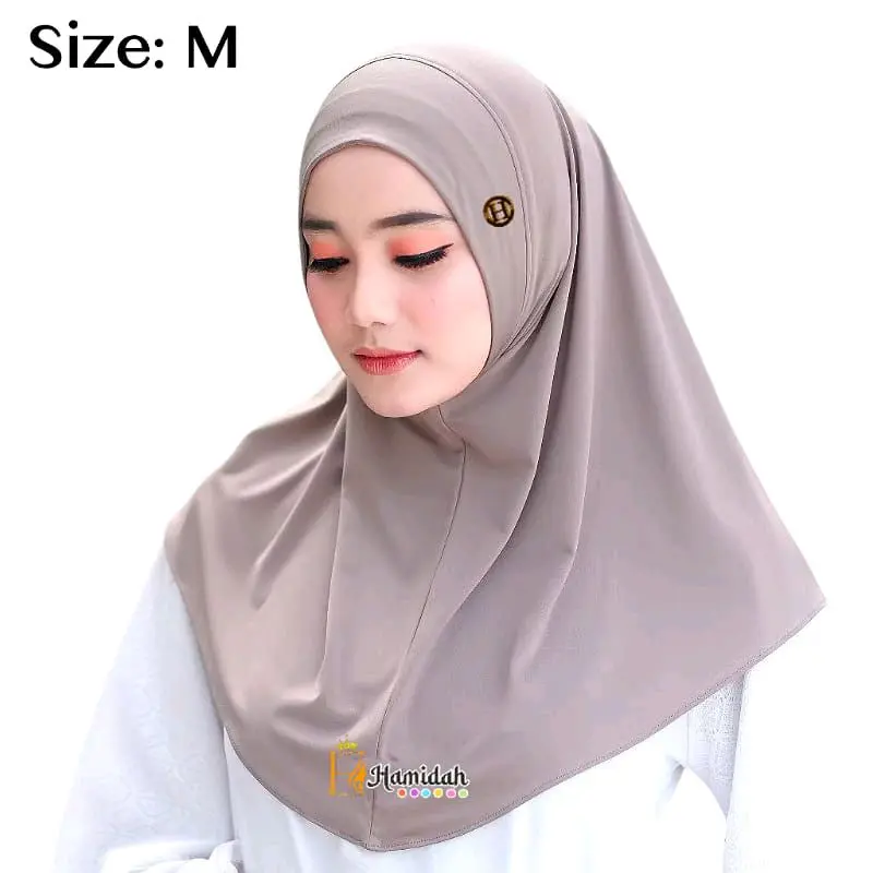 Jilbab Bergo Siria Size M Hijab Instan Daily Hijab Sport
