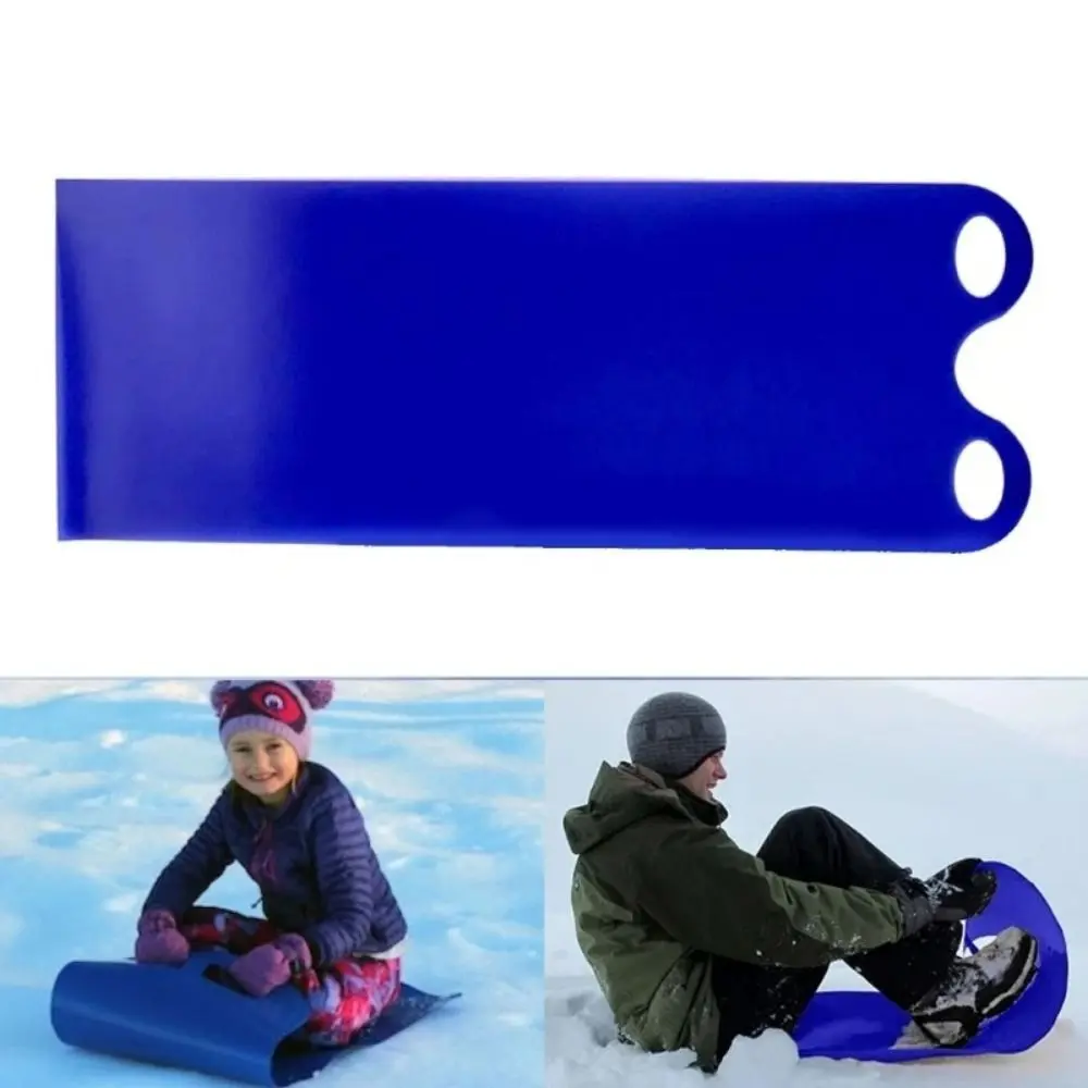Multifunctional Flexible Snow Slider Mat Roll Up Plastic Sand Sledding Carpet with Handles Lightweight Kids Skiing Carpet Outdoor