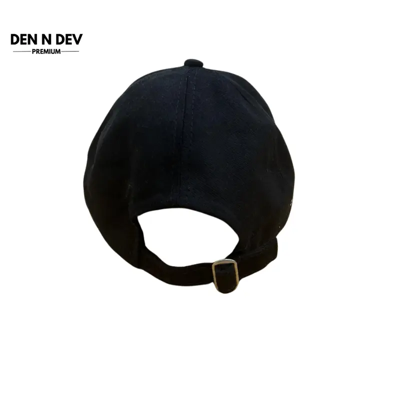 DEN N DEV - Topi Baseball unisex Bordir DEN N DEV PREMIUM warna Hitam 3