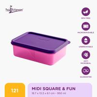 Gambar Twin Tulipware Midi Square & Fun 950 ML - Pink Lady UB dari Twin Tulipware Indonesia Kota Cimahi 2 Tokopedia