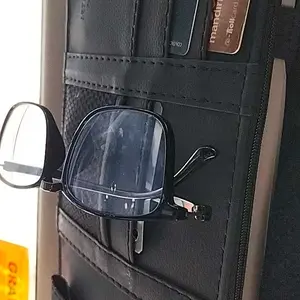 TOKOLOKAL Sun Visor Car Organizer Tempat Kartu Sun Visor Card Holder Sunvisor Mobil Car Organizer Karcis Tempat Kartu Emoney Sunvisor Card Organizer Mobil Sun Visor Universal