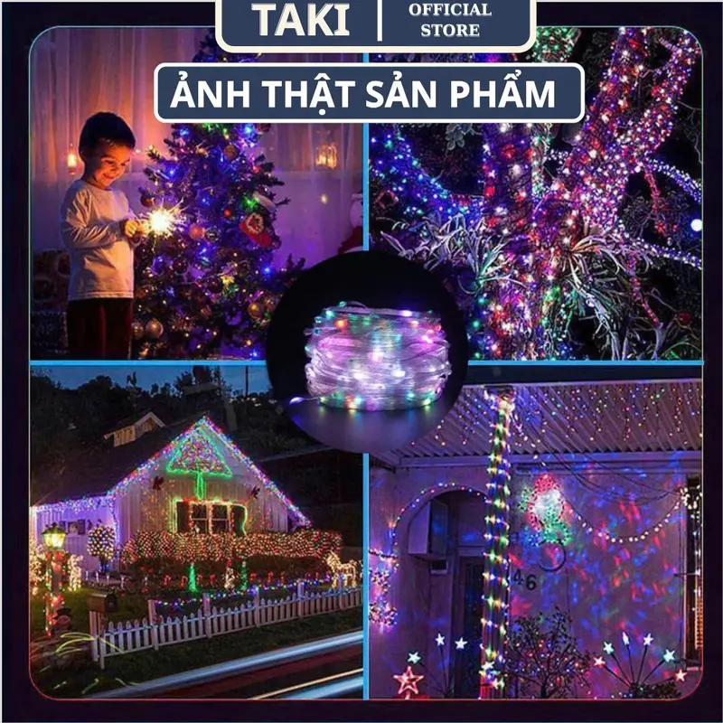 Dây LED GIỌT LỆ RGB, 16 triệu màu chỉnh app kèm remote có chống nước(đầu cắm USB ,Ko kèm củ ) 6