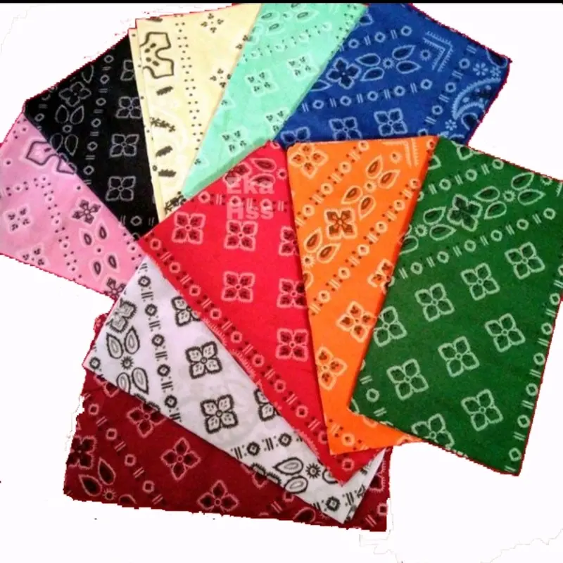 Bandana Sleyer Pria wanita Slayer Iket Penutup Rambut Murah masker motif batik kain Termurah katun 5
