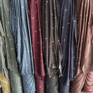 Kain Katun rayon pita dengan Motif Garis dan Pola