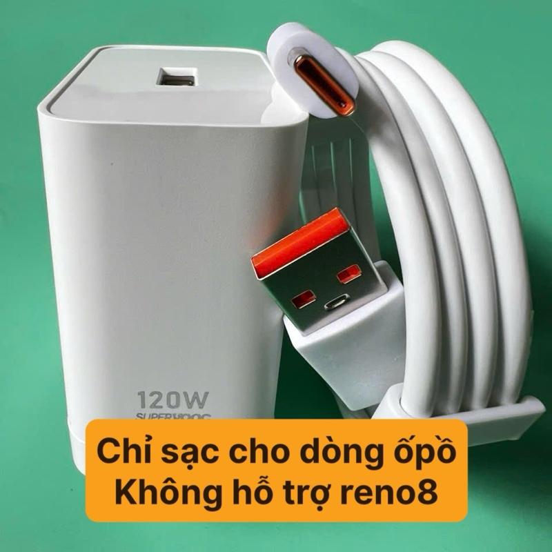 Bộ sạc nhanh opo super vooc 120W cáp vooc type C dài 1 mét Phụ Kiện Usb