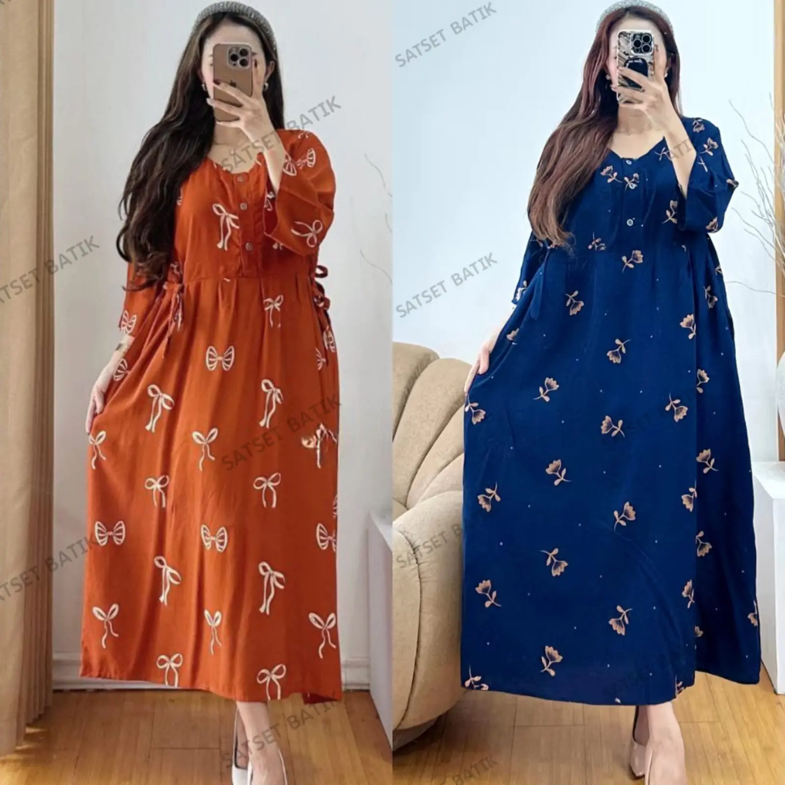 Paket Bundling Isi 2 Daster Chibi Motif Terbaru Lengan 3/4 Bahan Rayon Tebal Adem Lembut Busui Bumil Paket Bundling Isi 2 Daster Chibi Motif Terbaru Lengan 3/4 Bahan Rayon Tebal Adem Lembut Busui Bumil