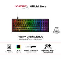 Gambar HyperX Keyboard Gaming Origins 2 1800 US Wired - Black USB-C to USB-A Mechanical Switch RGB LED Full Size Windows Xbox PlayStation 5 Mechanical Keyboard Non Wireless Original dari HyperX Indonesia Kota Administrasi Jakarta Utara 1 Tokopedia