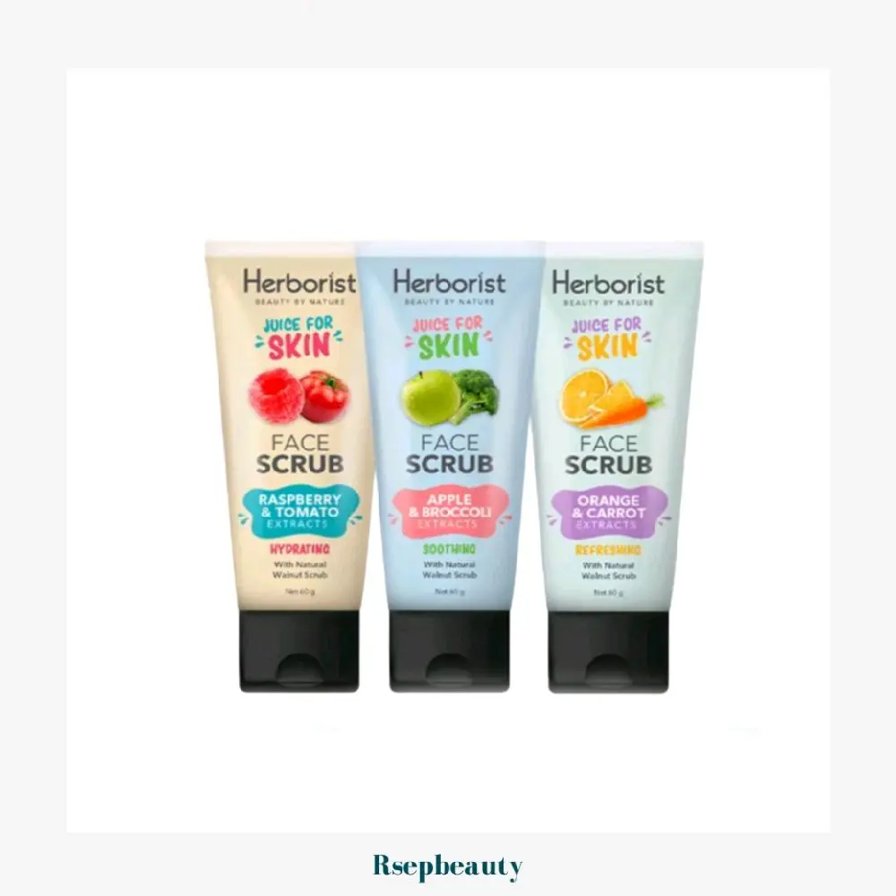 Herborist Juice For Skin Face Scrub (Peeling Scrub) - 60gr All Variant