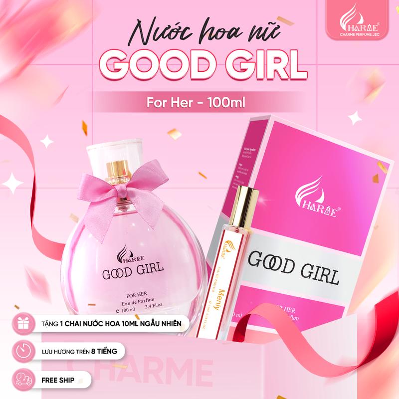 Nước hoa nữ Charme Perfume Good Girl - Thơm lâu, Tuyệt đỉnh 0