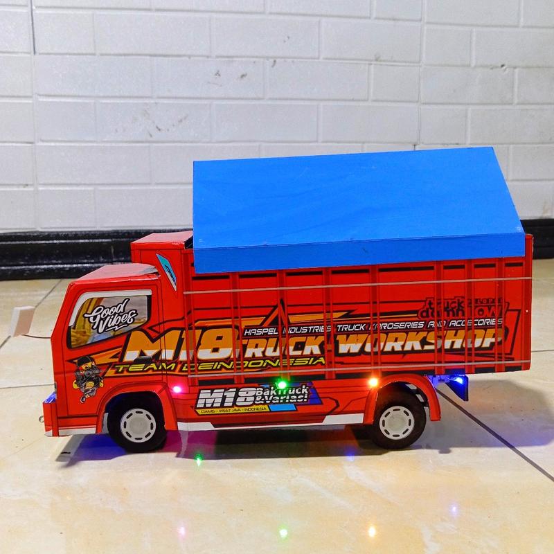 Product Introduction of MAINAN MINIATUR TRUK OLENG BISA TAMBAH NAMA DAN FOTO MINIATUR TRUK OLENG FULL VARISI LAMPU DAN TERPAL MAINAN TERLARIS 53