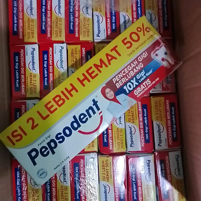 Pasta Gigi Pepsodent isi 2x225gr lebih hemat Mulut 1
