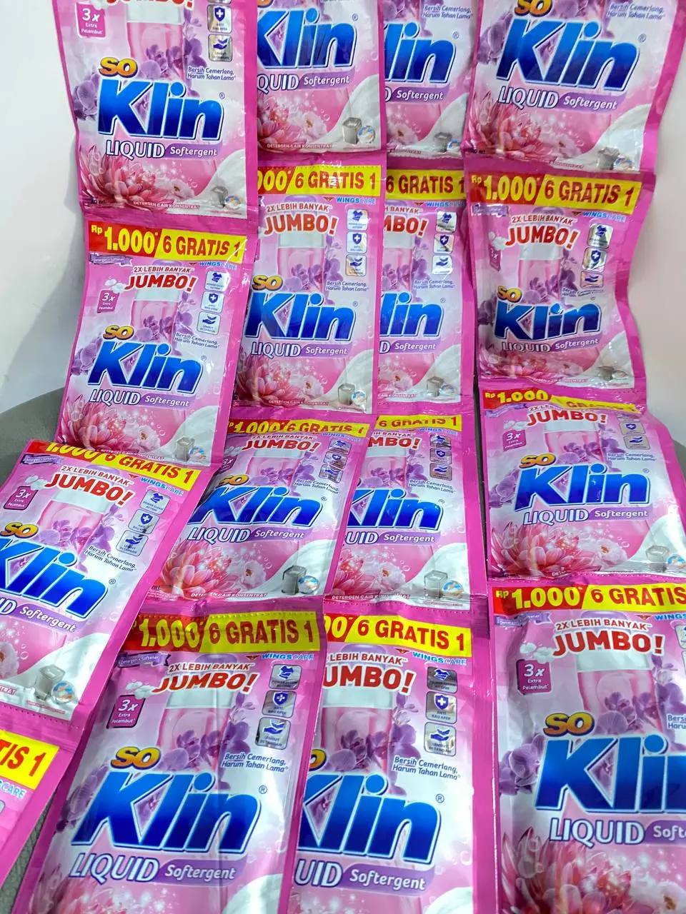 PAKET 42 PCS SO KLIN JUMBO CAIR 43ML / ALL VARIAN GROSIR
