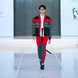 Set Irish jaket dan celana