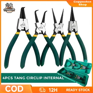 Coppexton Shop 4pcs Tang Circlip Internal 3.6cm x 5cm Stainless Steel Panel&Tackle Multifunctional Leak-Proof Podcasters