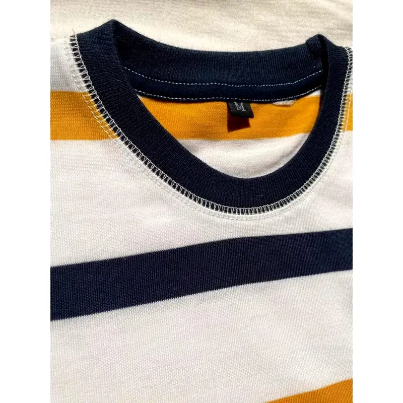 Baju Kaos Anak Laki Laki Motif Salur Umur 1-12 Tahun Cotton Combed Distro Kids Bunda Perempuan 2