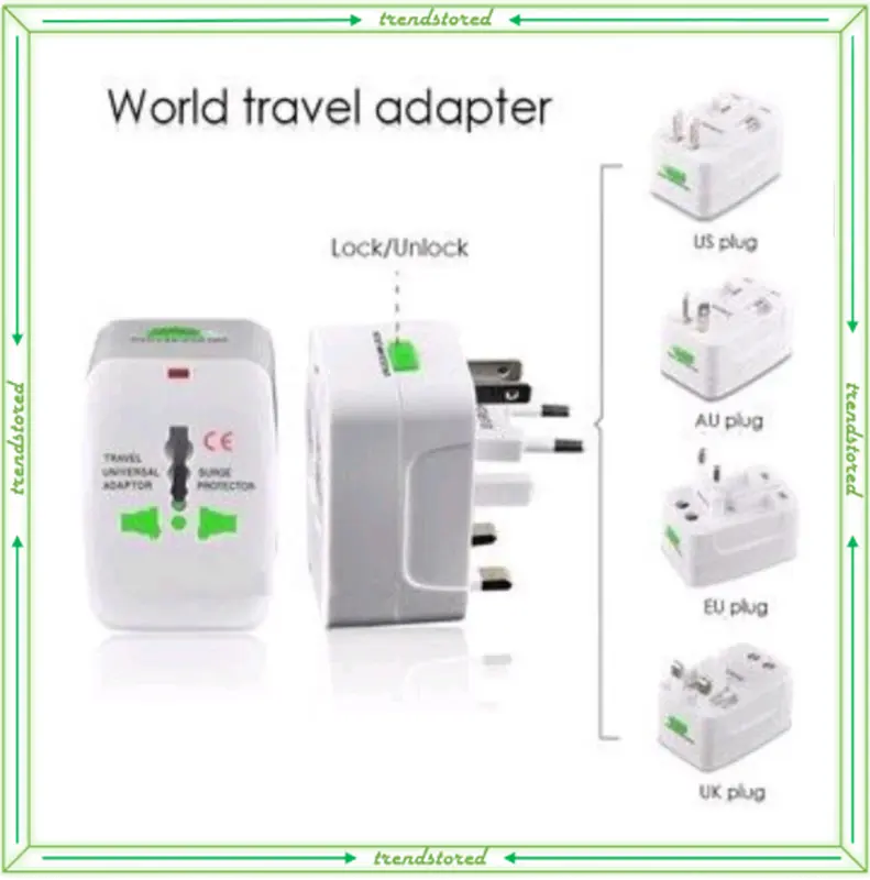 Adaptor Travel Internasional All-in-One: Solusi Praktis untuk Semua Colokan Listrik di Seluruh Dunia! 1