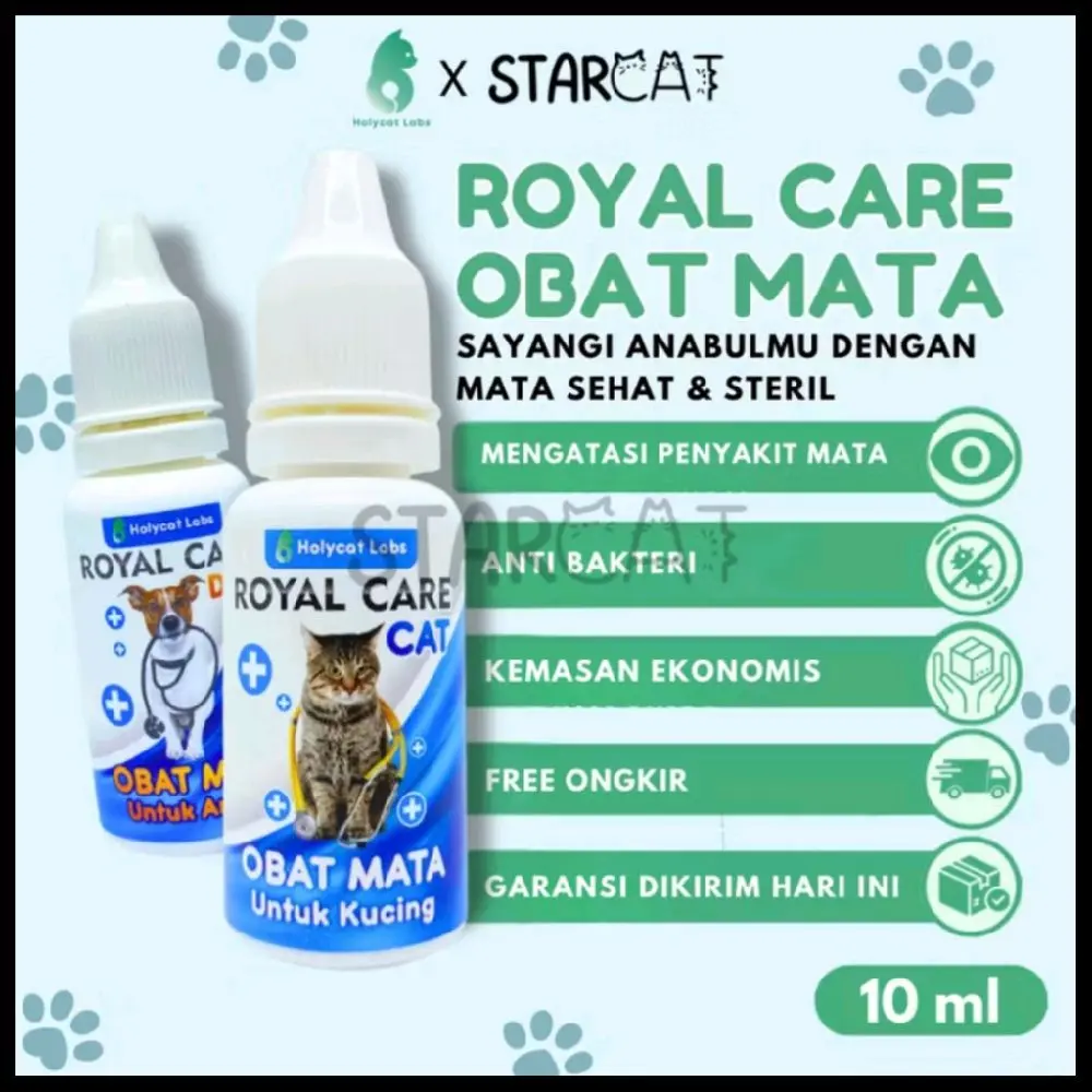 Royal care Obat tetes mata anjing dan kucing obat mata kucing dan anjing