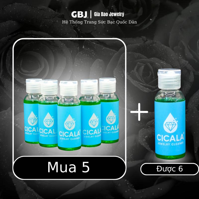 Nước Rửa Trang Sức Cicala 50ML Dung Dịch Làm Mới Sáng Bóng Trang Sức GBJ059