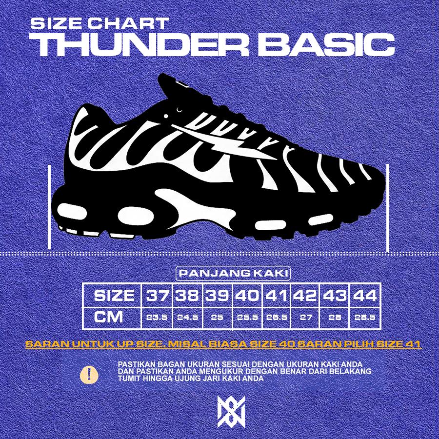 NEXBE THUNDER THERMO Red Full black Sepatu Bunglon Sneakers pria dan wanita Casual
