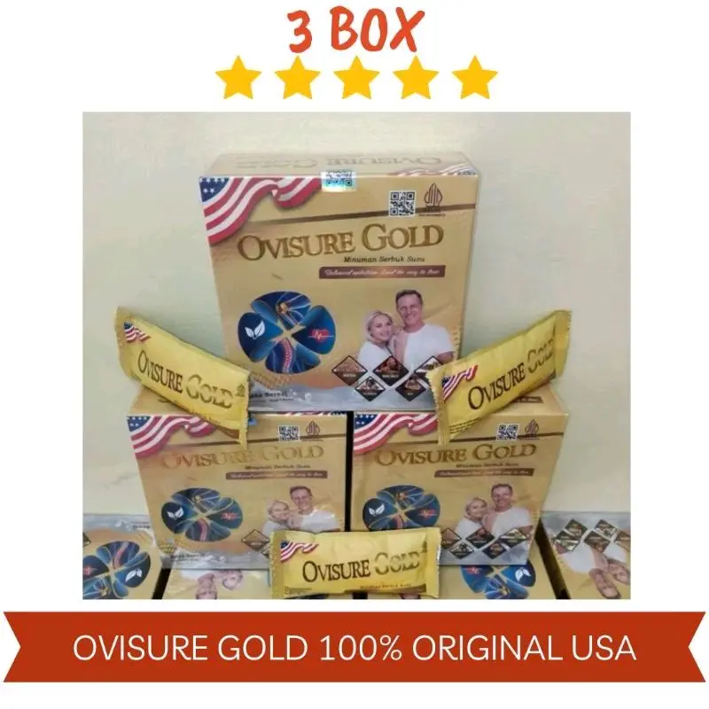 PROMO Paket 3 Box Ovisure Gold - Susu Atasi Masalah Tulang dan Sendi 0