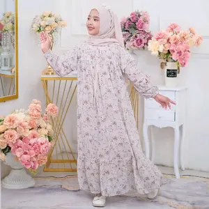G2amis Anak Dayana Motif Premium - Syari, Remaja, Baju Dress Panjang Muslim,ceruty baby doll