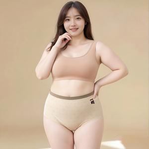 Women's High-Waisted Wide-Hip Panties Made from Antibacterial Cotton 10A Grade Art Patent Certified Product