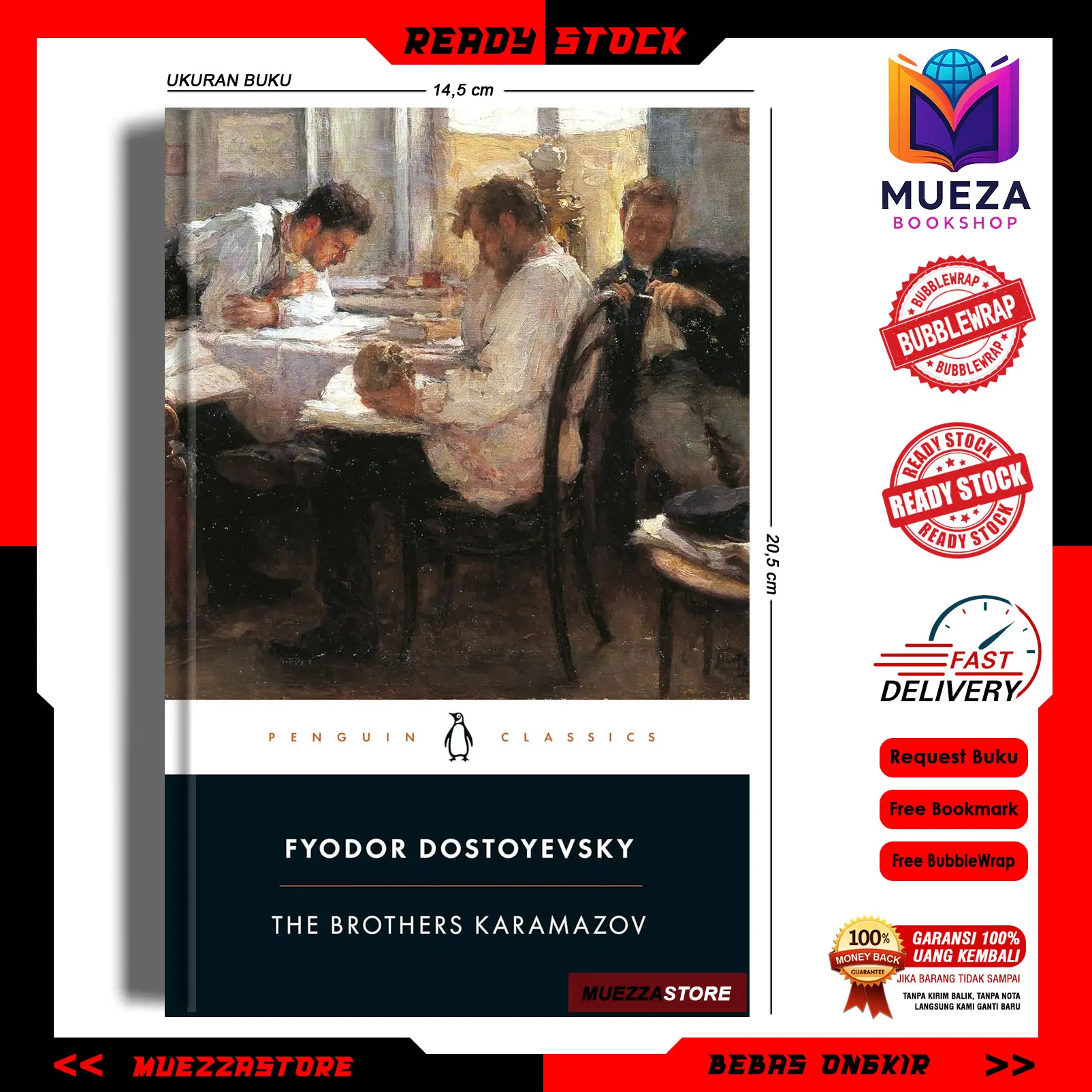 (Indonesia/English) The Brothers Karamazov by Fyodor Dostoyevsky
