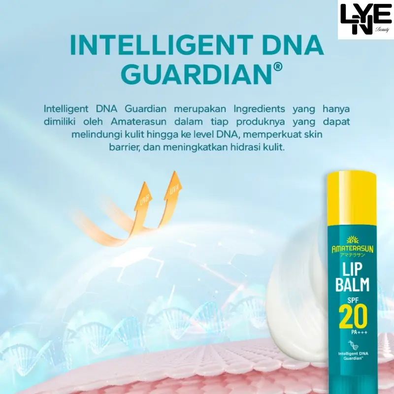 Amaterasun Lip Balm SPF 20 PA+++ 4,5gr Bibir Terlindungi dari Sinar Matahari 6